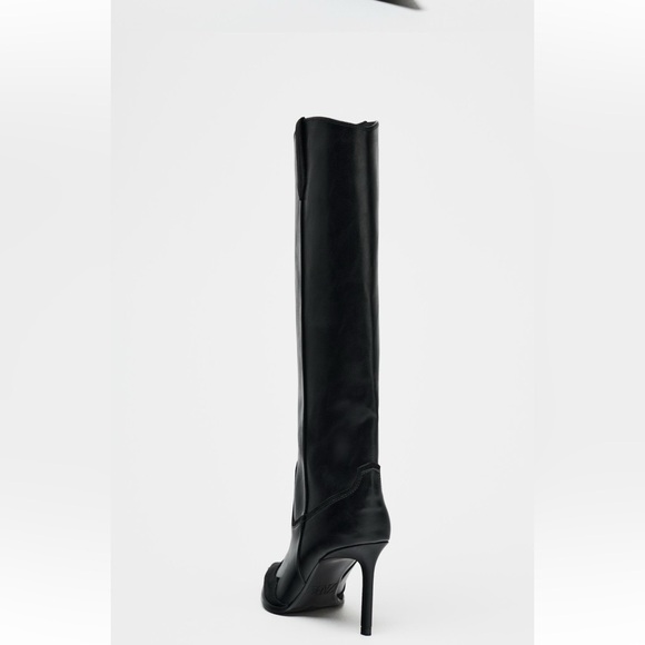 ZARA THIN HEEL COWBOY BOOTS - Picture 5 of 6